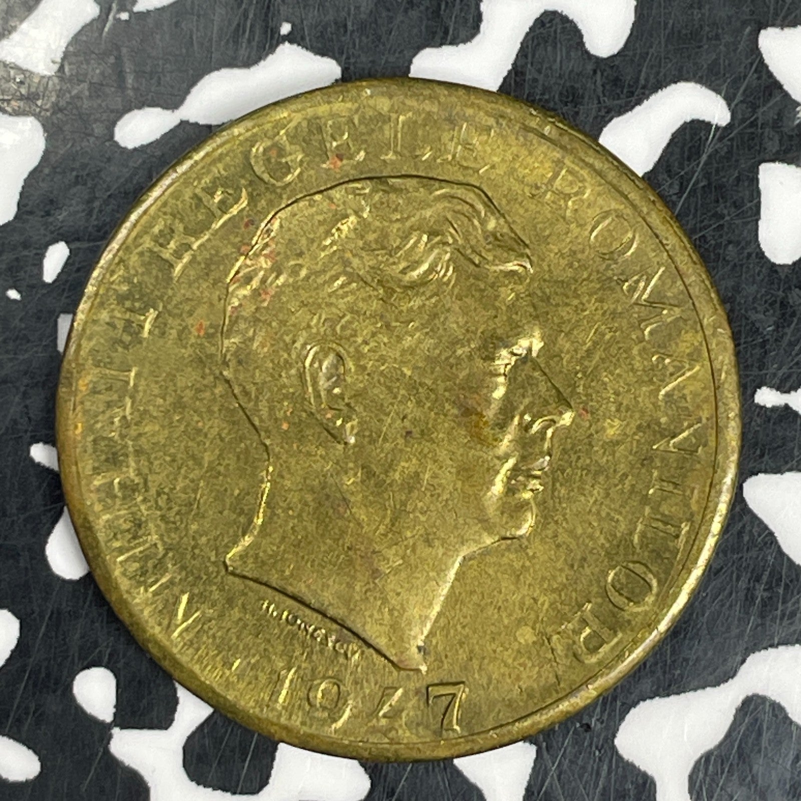 1947 Romania 10,000 Lei Lot#C9000 Nice!