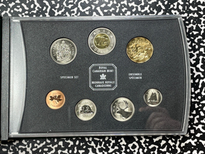 2002 Canada 7x Coin Specimen Set Lot#B2208 With Case & C.O.A.