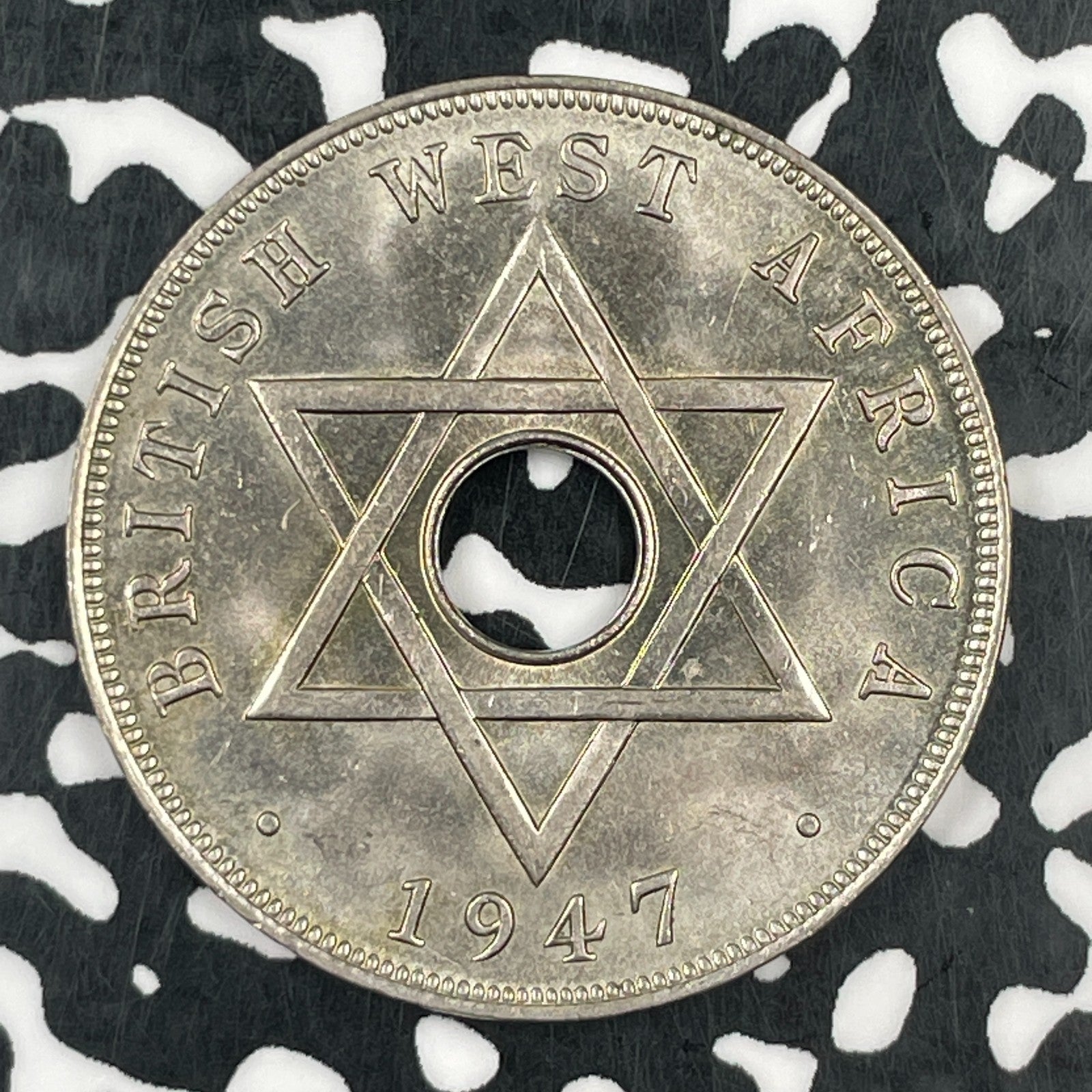 1947-H British West Africa 1 Penny Lot#F7360 High Grade! Beautiful!