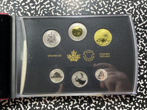 2020 Canada Black Footed Ferret 6x Coin Specimen Set Lot#B2210 W/ Case & C.O.A.