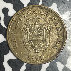 1929 Panama 5 Centesimos Lot#T6360