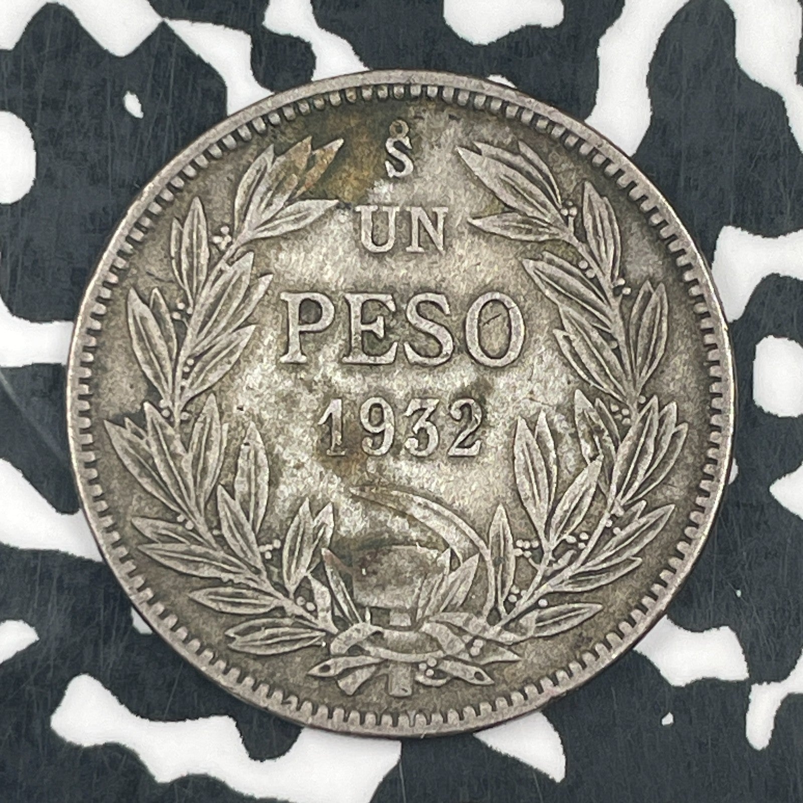 1932-So Chile 1 Peso Lot#F7773
