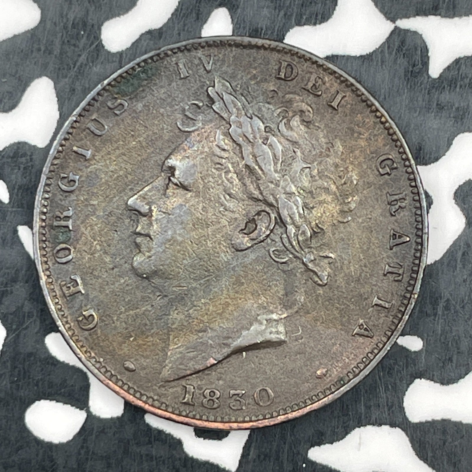 1830 Great Britain Farthing Lot#F8813 Old Cleaning