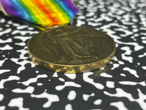 (1914-19) U.S. WWI War For Civilization Service Medal Lot#OV1530 36mm, W/ Ribbon