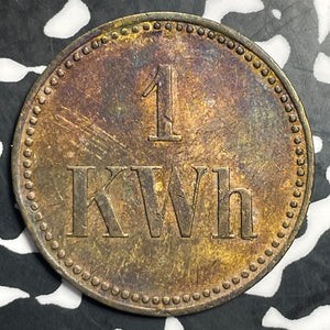 Undated Germany 5 KWh Token Lot#E8502