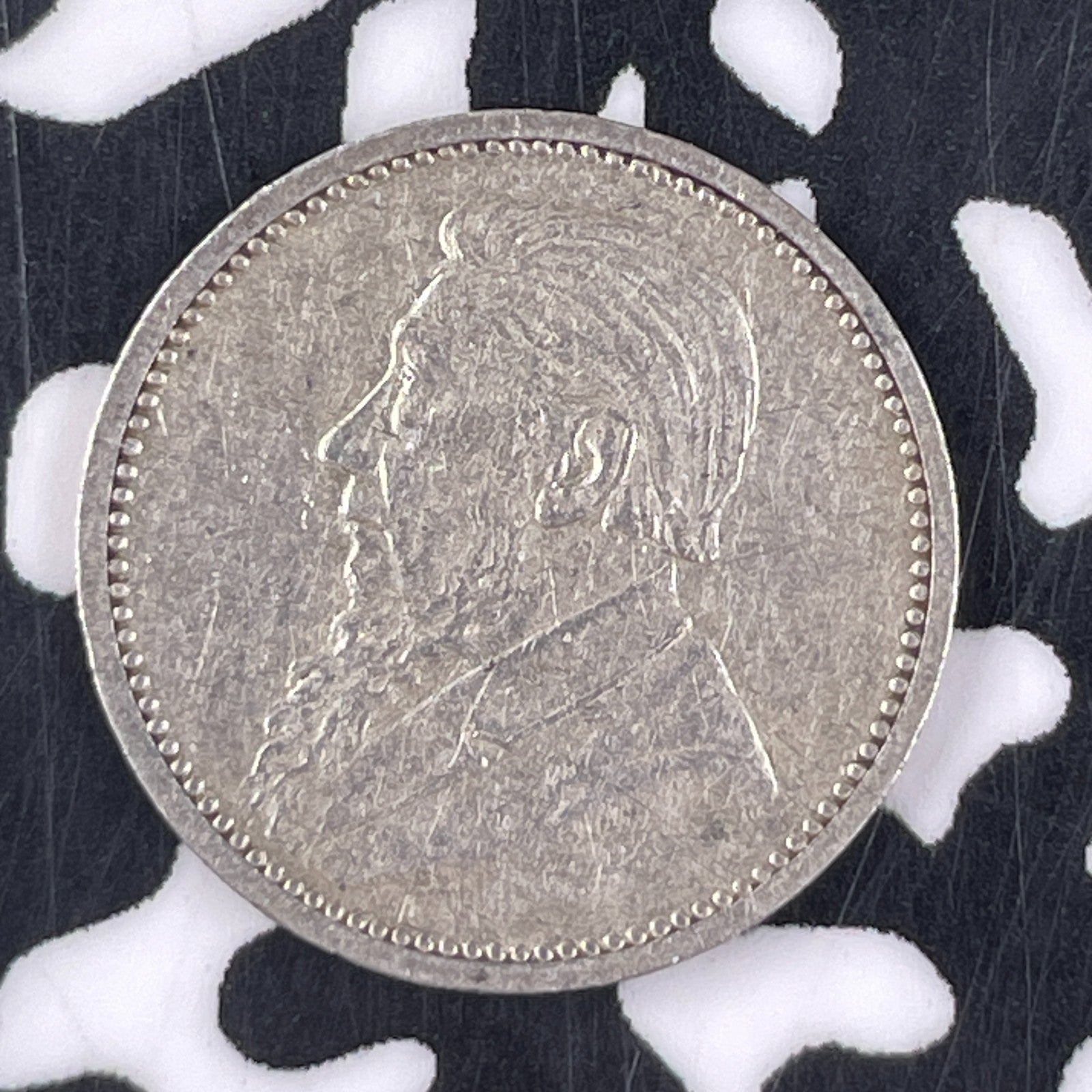 1892 South Africa 3 Pence Threepence Lot#F3313 Silver! Low Mintage
