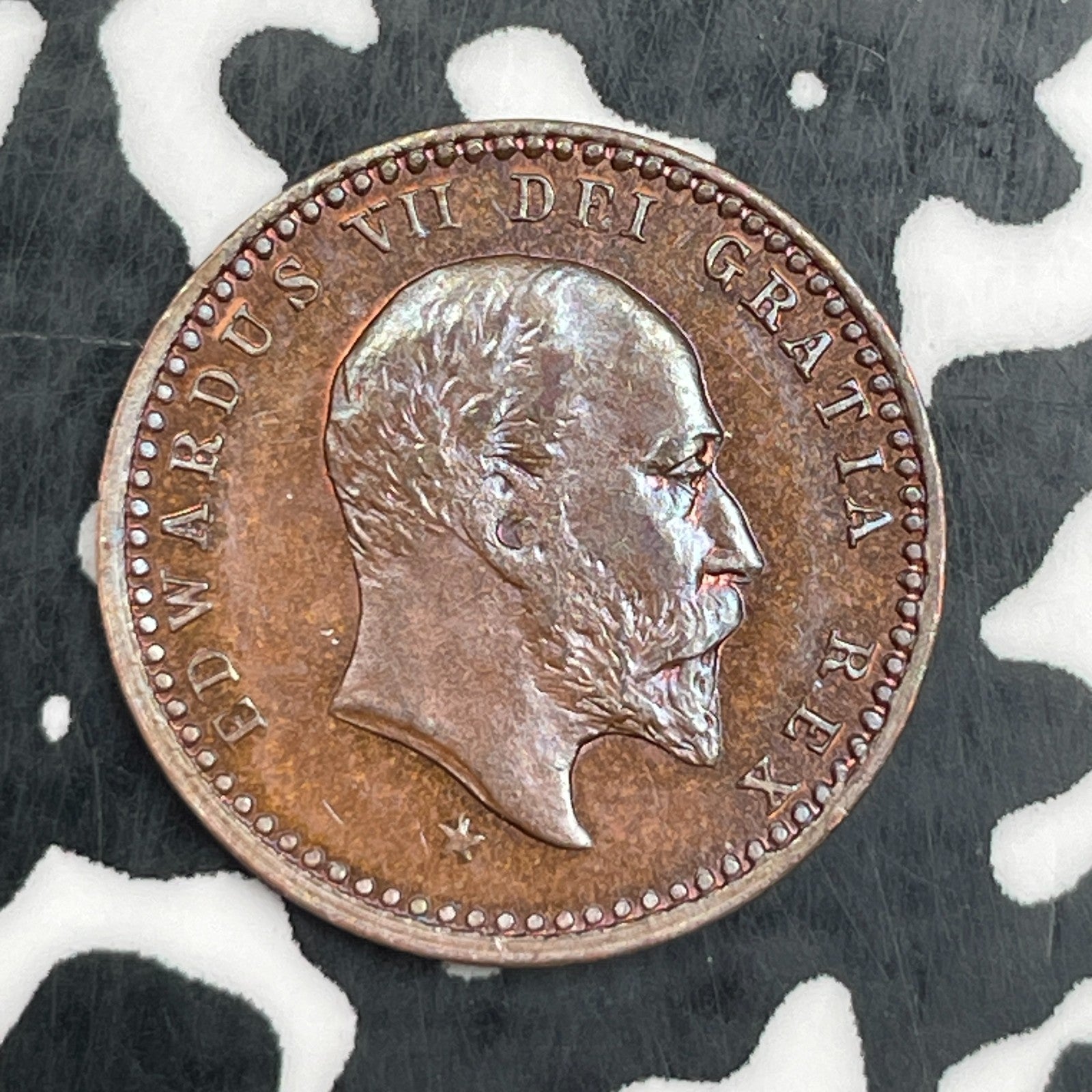 1902 Great Britain Model 1/2 Farthing Lot#N2456 Beautiful Detail, Reverse Spot