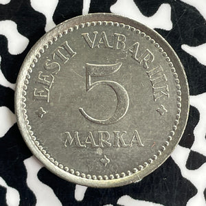 1922 Estonia 5 Marka Lot#C1174 High Grade! Beautiful!