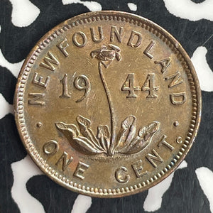 1944-C Newfoundland Small Cent Lot#T8221 Key Date! Nice!