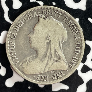 1895 Great Britain 1 Shilling Lot#T7326 Silver!