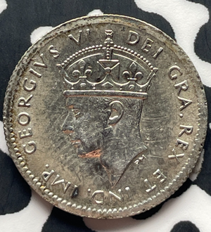 1942-C Newfoundland 5 Cents Lot#T8893 Silver! Nice!