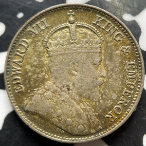 1902 Straits Settlements 10 Cents Lot#JM8991 Silver! Nice! Key Date!