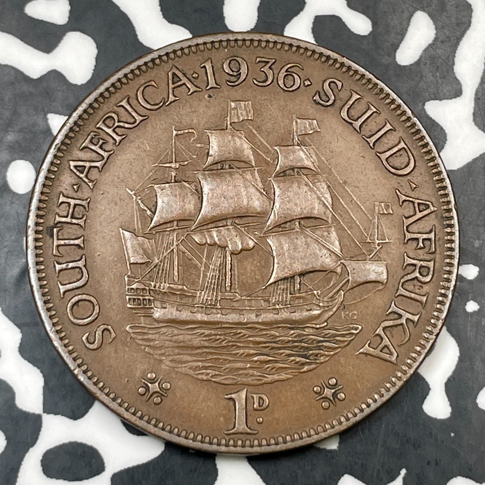 1936 South Africa 1 Penny Lot# N3913