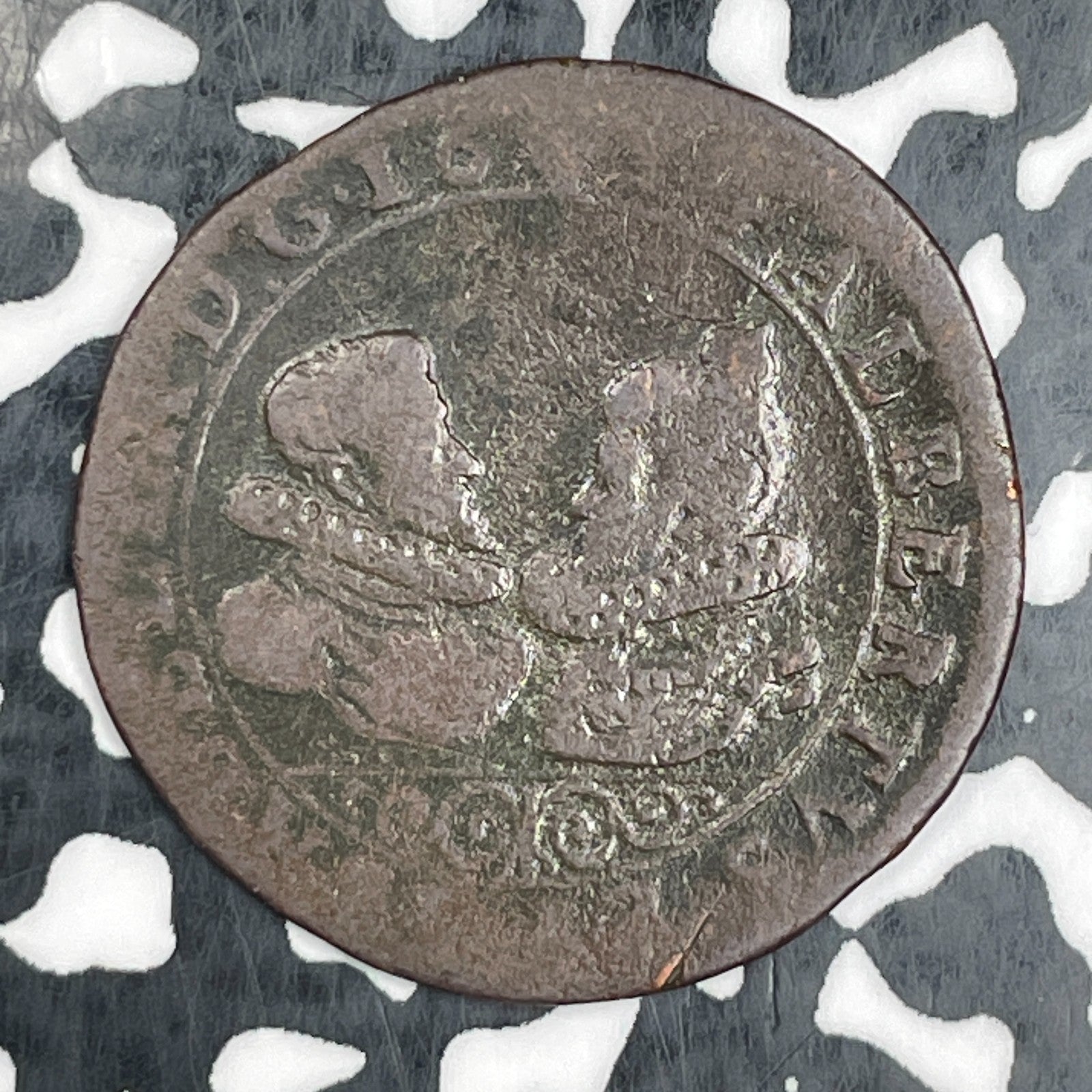 (1598-1621) Spanish Netherlands Albert & Isabel Jeton Lot#N1722