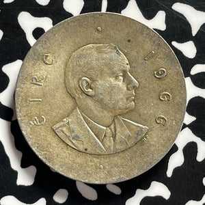 1966 Ireland 10 Shillings Lot#C0004 Silver! High Grade! Beautiful!