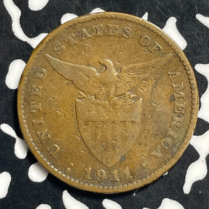 1911-S U.S. Philippines 1 Centavo Lot#C0440