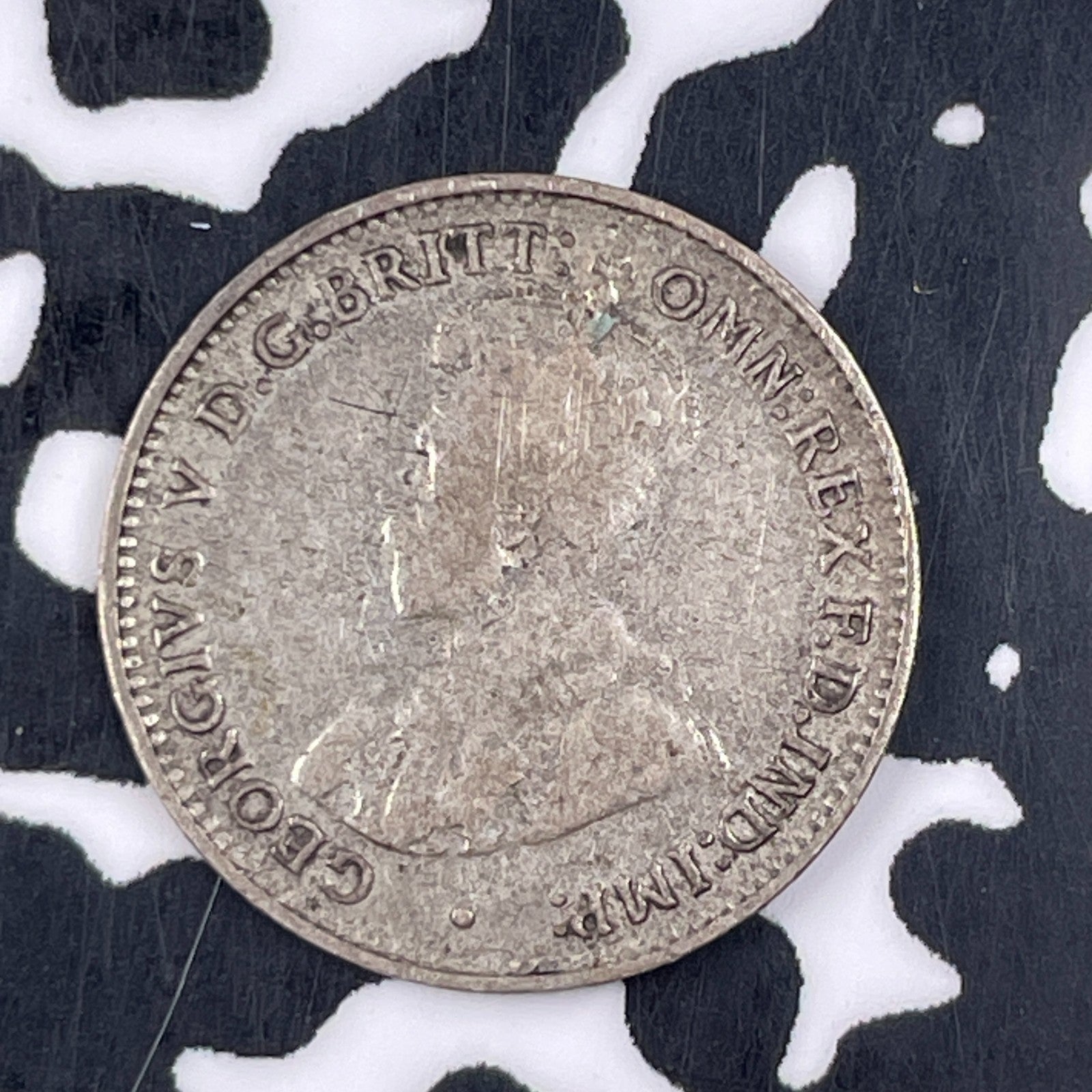 1928 Australia 3 Pence Threepence Lot#F3765 Silver!