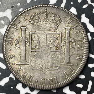 1802-PTS PP Bolivia 8 Reales Lot#MK152 Large Silver!