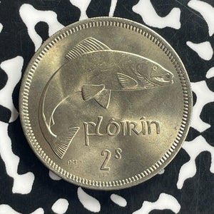 1963 Ireland 1 Florin Lot#T8882 High Grade! Beautiful!