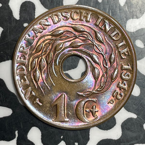 1942-P Netherlands East Indies 1 Cent Lot#T2886 High Grade! Beautiful!