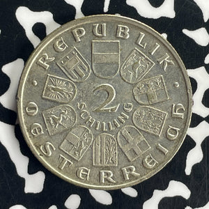 1928 Austria 2 Schilling Lot#T8555 Silver!