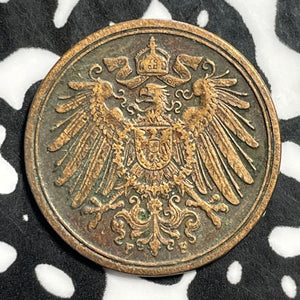 1899-F Germany 1 Pfennig Lot#E5958