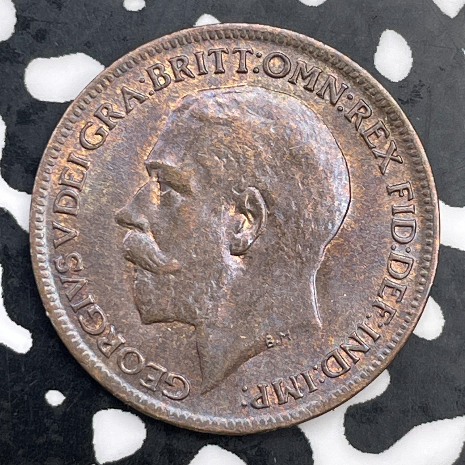 1918 Great Britain 1 Farthing Lot#F3395 High Grade! Beautiful!