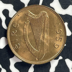 1959 Ireland Farthing Lot#T9148 High Grade! Beautiful!