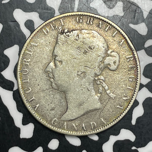 1900 Canada 50 Cents Lot#JM9481 Silver!