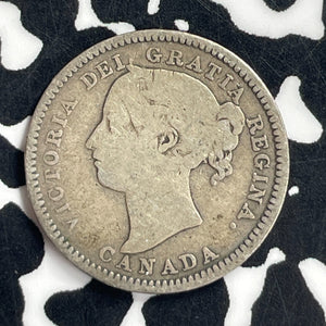 1890-H Canada 10 Cents Lot#T7053 Silver! Better Date
