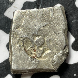 (322-185 BC) Ancient India Mauryan Empire 1 Karshapana Lot#D7567 Silver!