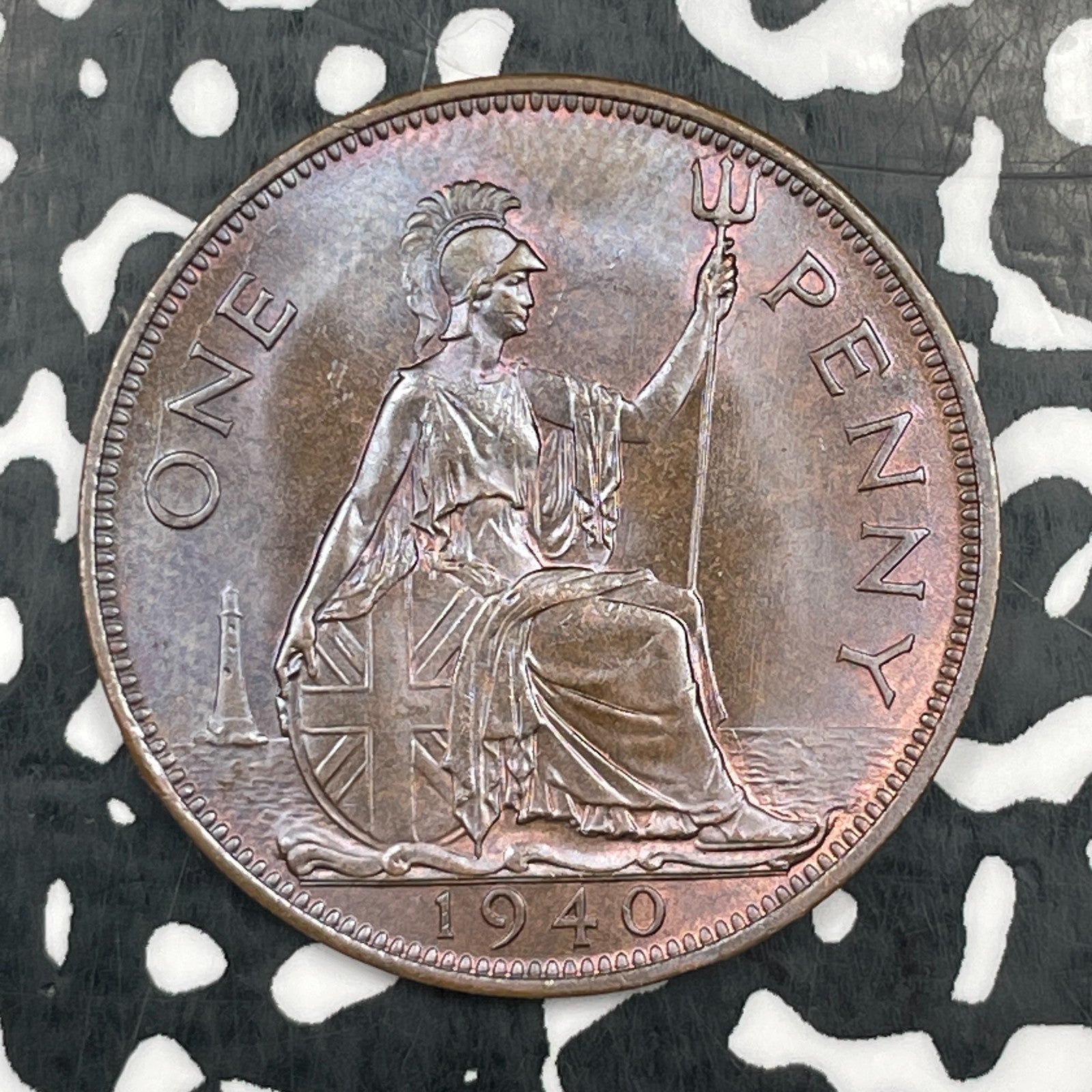 1940 Great Britain 1 Penny Lot#N1122 High Grade! Beautiful!