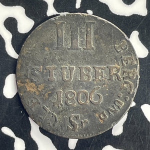 1806 Germany Berg 3 Stuber Lot#T8684