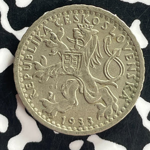 1933 Czechoslovakia 25 Haleru Lot#T7524