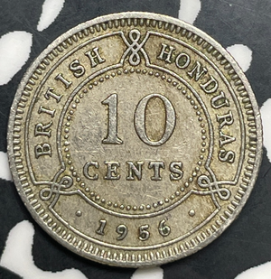1956 British Honduras 10 Cents Lot#C0284