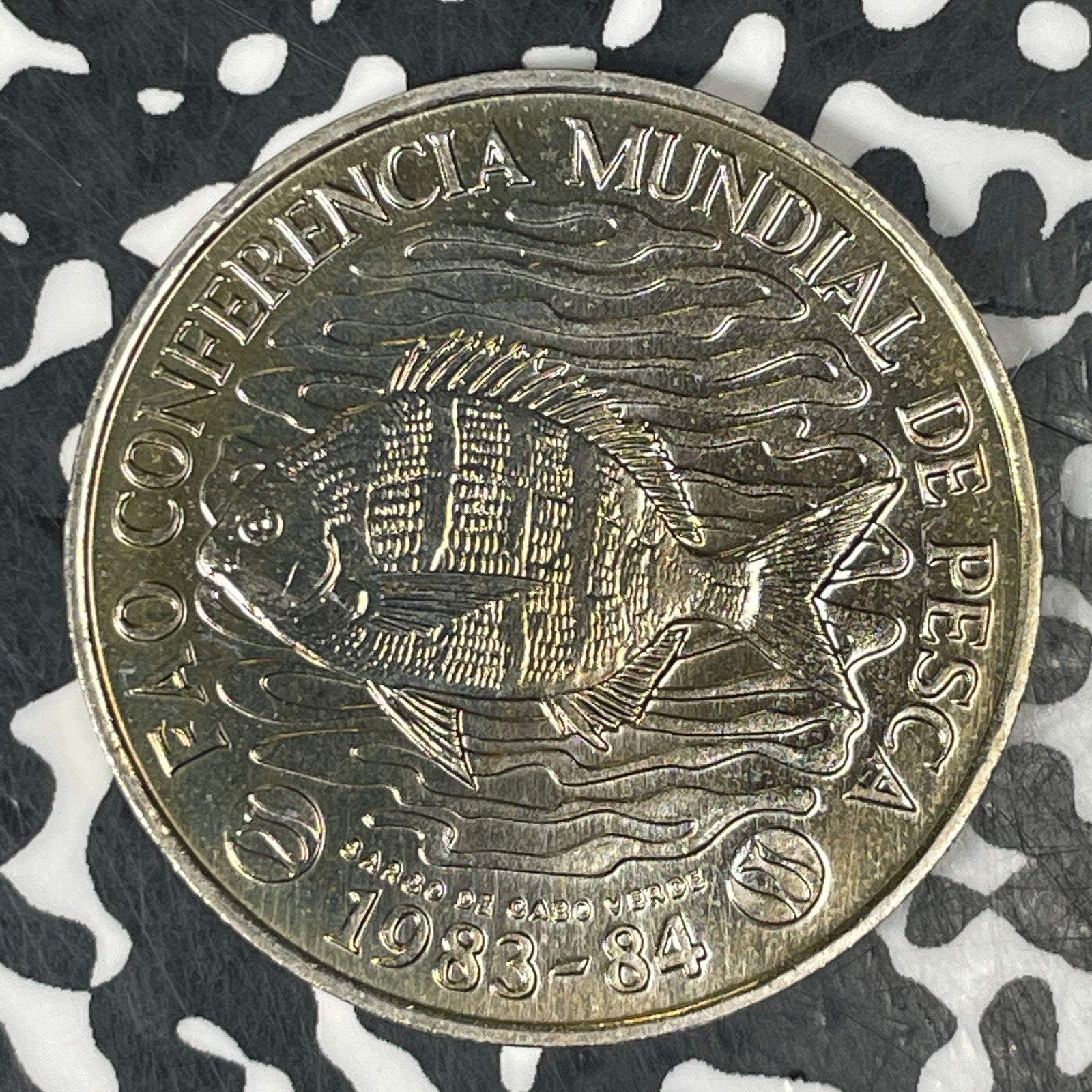 1984 Cape Verde 50 Escudos Lot#C8511 High Grade! Beautiful! F.A.O.