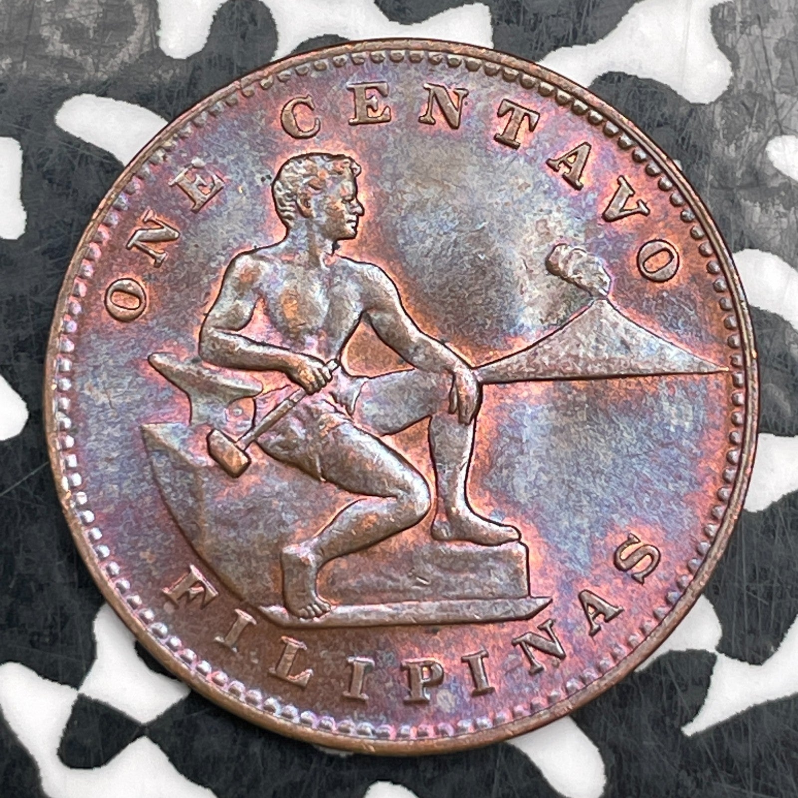 1944-S U.S. Philippines 1 Centavo Lot#F5539 High Grade! Beautiful!