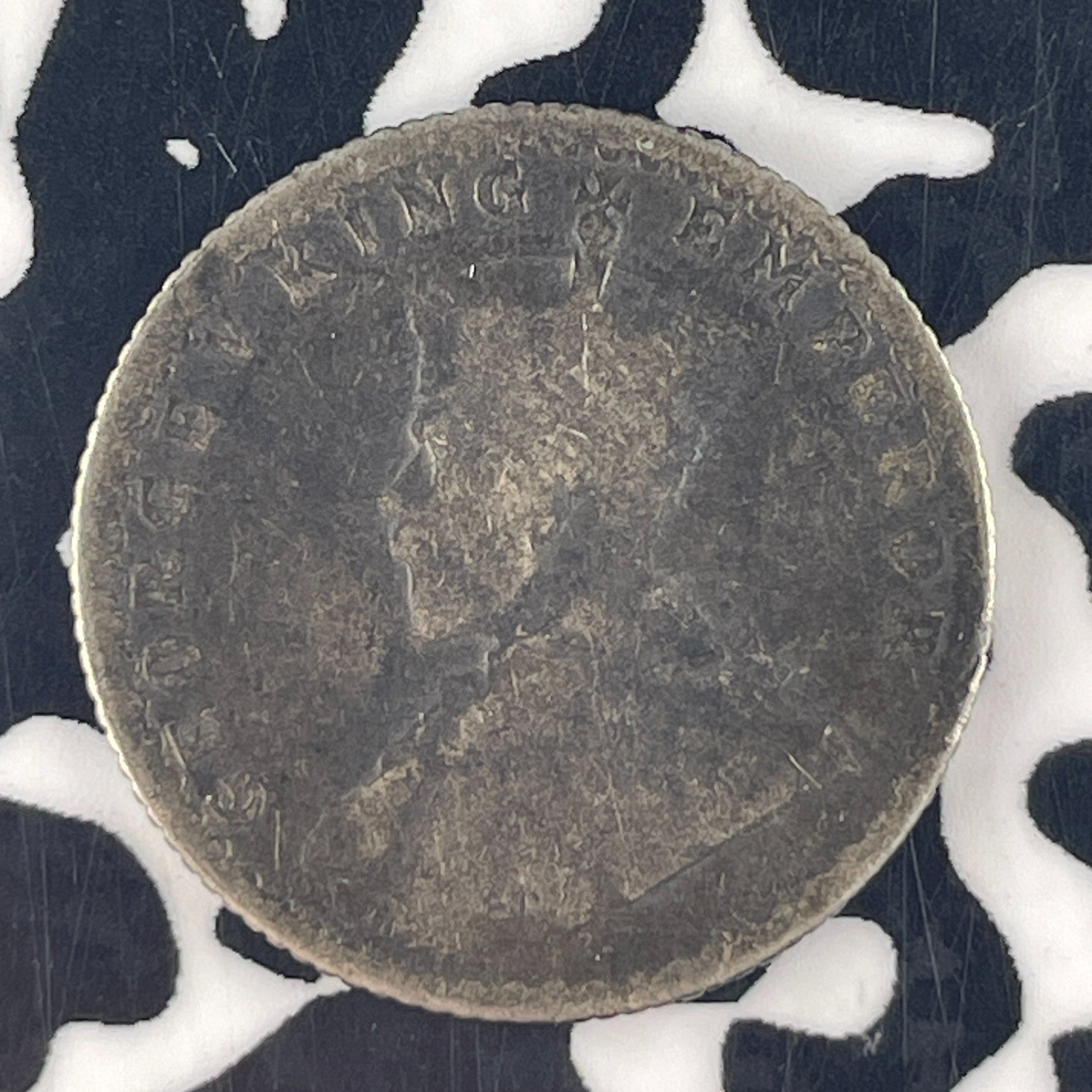 1913 India 1/4 Rupee Lot#F4558 Silver!