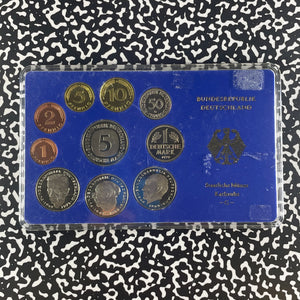 1979-G West Germany 10x Coin Proof Set Lot#B2407 With Case