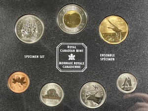 2004 Canada 7x Coin Specimen Set Lot#B2201 With Case & C.O.A.