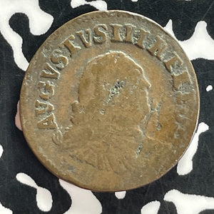 1755 Polish Lithuania 1 Grosz Lot#T7506