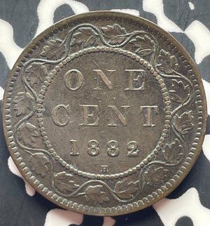 1882-H Canada Large Cent Lot#T8898