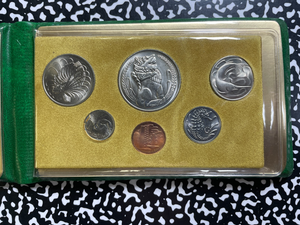 1979 Singapore 6x Coin Mint Set Lot#B2773 With Case & C.O.A.