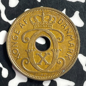 1935 Denmark 2 Ore Lot#T6834 High Grade! Beautiful!
