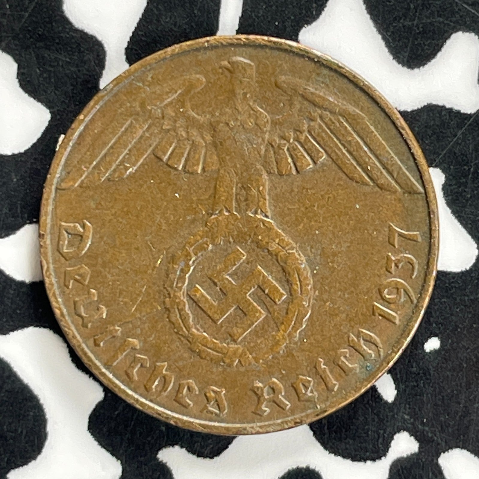 1937-D Germany 1 Pfennig Lot#C3264