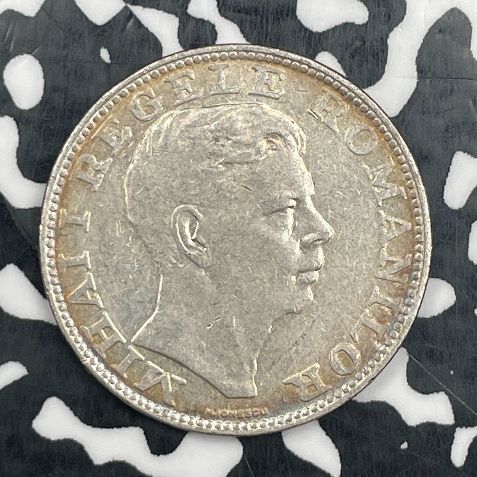 1942 Romania 200 Lei Lot#N3262 Silver! Nice!