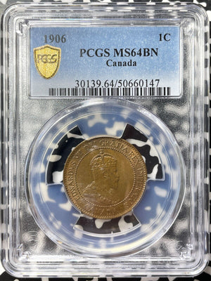 1906 Canada Large Cent PCGS MS64BN Lot#G8706 Choice UNC!