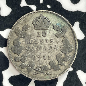 1931 Canada 10 Cents Lot#C1219 Silver!