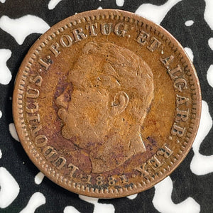 1884 Portuguese India 1/4 Tanga Lot#E3103