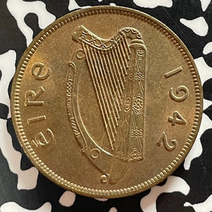 1942 Ireland 1 Penny Lot#T4752 High Grade! Beautiful!